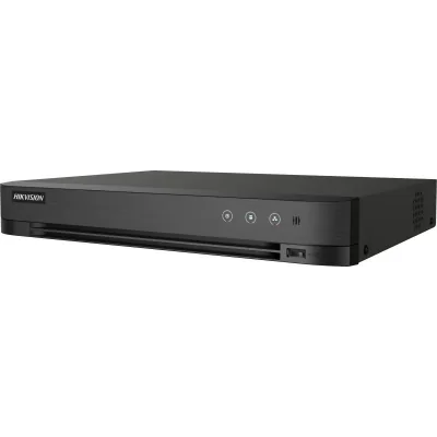 DVR Hikvision 4 canale IDS-7204HUHI-M1/XT, TURBO HD, H.265 Pro+/H.265 Pro/H.265/H.264+/H.264 video compression, BNC interface (1.0 Vp-p, 75 Ω), pana la 8-ch IP camera inputs (pana la 8MP), pana la 4K/8MP @ 8fps(1-ch); 3K/5MP @12fps, 5 signals input a