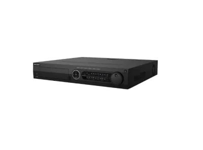 DVR TURBO HD 16 canale Hikvision IDS-7316HQHI-M4/S 16-ch IP camera inputs and 4 SATA interfaces, H.265 Pro+/H.265 Pro/H.265/H.264+/H.264 video compression, 1080p@15 fps encoding capability, HDTVI/AHD/CVI/CVBS/IP video inputs, POS triggered recording 