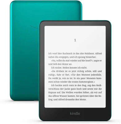 eBook Reader Amazon Kindle Paperwhite Signature 2024 (12th Gen), 32 GB, Display 7", Wi-Fi, IPX8, USB-C, Verde