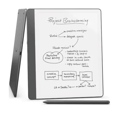 eBook Reader Amazon Kindle Scribe 2024, 64GB, Premium Pen, Display 10.2" glare-free, 300 ppi, Wi-Fi, USB C, Gri