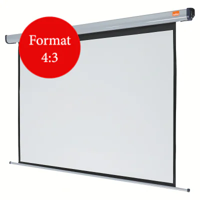 Nobo Electric Wall Projection Screen 1440x1080mm, 180.1 cm (70.9"), 4:3, White