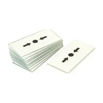 Ecran de protectie din sticla pentru punctele de apel manuale adresabile Morley-IAS.,set de 10 buc; MUS156