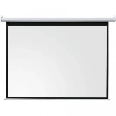 Ecran proiectie electric, perete/tavan, 200 x 150 cm, Celexon, dimensiuni carcasa 229,5x 6,5x 6,5 cm, PVC cu suprafata reflector difuza pentru un unghi larg de vizualizare de 160 grade, format 4:3, diagonala 98", telecomanda