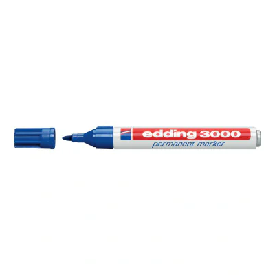 EDDING 3000 Marker permanent Blau 1 5-3 1 53 Edding5-3 Edding 5-3 4-3000003 43000003 (4-3000003)