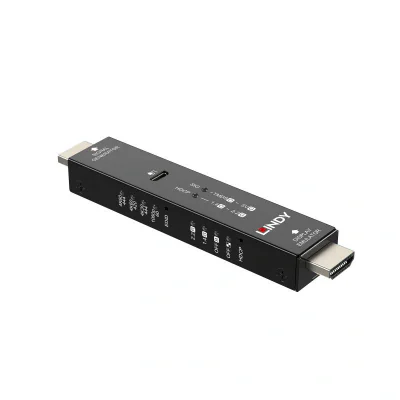 Emulator Lindy HDMI 4K60 Signal Generator & Display, Supported Bandwidth: 18Gbps, Maximum Resolution: 3840x2160@60Hz 4:4:4 8bit, EDID selection: 4K60 444, 4K60 420, 4K30 444, 1080p@60Hz