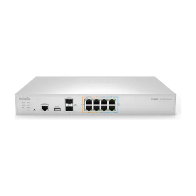 EnGenius Cloud Managed Security Gateway 2 x 2.5 GbE LAN & 6 x 2.5 GbE WAN & 2 SFP+ ports, White, 2200 MHz, 8192 MB, 2500 Mbit/s, 7700 Mbit/s, 1.5 Gbit/s