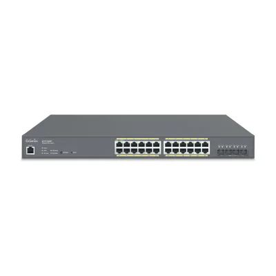 EnGenius Cloud Managed Switch 24-port GbE PoE.af/at(+) 240W 4x10Gb SFP+ L2+ 19i, Managed, L2+, Gigabit Ethernet (10/100/1000), Full duplex, Power over Ethernet (PoE), Rack mounting
