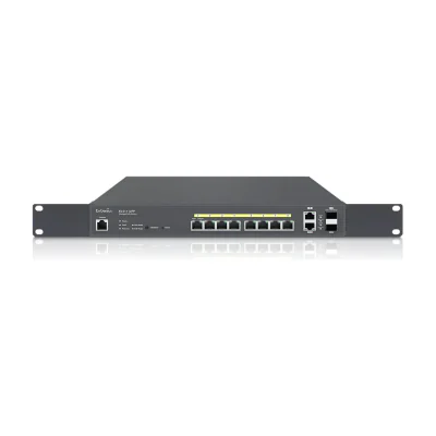 EnGenius Cloud Managed Switch 8-port GbE PoE.af/at(+) 130W 2xGbE 2xSFP L2+ 13i, Managed, L2+, Gigabit Ethernet (10/100/1000), Full duplex, Power over Ethernet (PoE), Rack mounting
