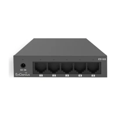EnGenius Unmanaged Switch 5-port GbE, Unmanaged, Gigabit Ethernet (10/100/1000), Wall mountable