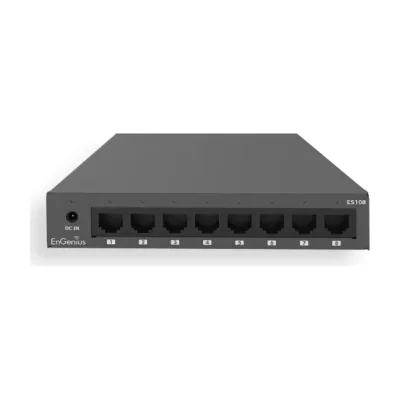 EnGenius Unmanaged Switch 8-port GbE, Unmanaged, Gigabit Ethernet (10/100/1000), Wall mountable