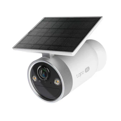 Enhanced AI Solar Security Camera Ultra SPEC:4K QHD (2160×4096), 2.4 G&5GHz, 7800mAh rechargeable lithium-ion battery, All-in-one solar panel FEATURE:,Non-Stop Power, Smart Detection and Notifications (motion, people, cars, pets), 24/7 monitoring, AI