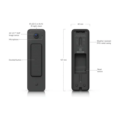 ENTRY PANEL DOORBELL POE/UVC-DOORBELL-LITE-B UBIQUITI