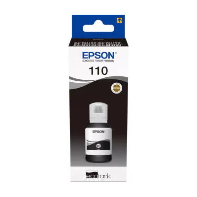 Epson 110 ECOTANK PIGMENT BLACK, Original, Black, Epson, EcoTank M3170 EcoTank M3140 EcoTank M2170 EcoTank M2140 EcoTank M1180 EcoTank M1170 EcoTank M1140..., Inkjet, 1 pc(s)