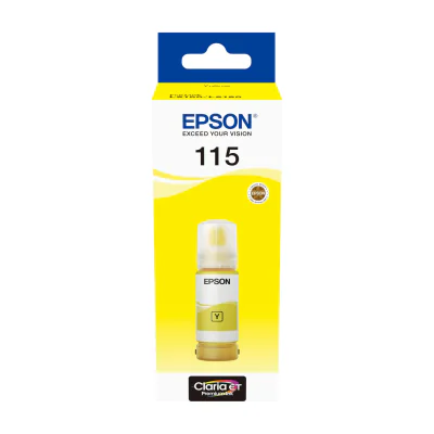 Epson 115 Ecotank, Original, Yellow, Epson, EcoTank L8180, EcoTank L8160, 70 ml, 1 pc(s)