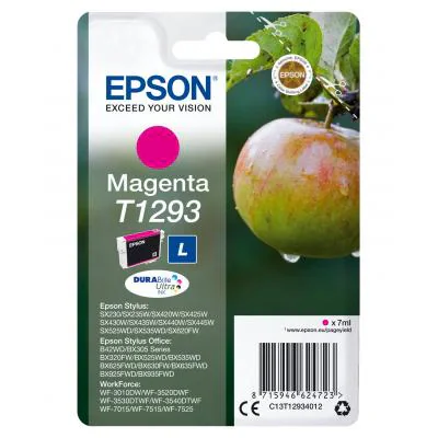 Epson Apple T1293 DURABrite Ultra Single Magenta Ink, Low Yield, Magenta, Pigment-based ink, 7 ml, 1 pc(s), Single pack