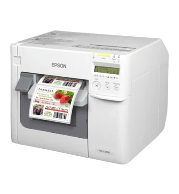 Epson ColorWorks C3500, Inkjet, 720 x 360 DPI, 103 mm/sec, Colour, Wired, White