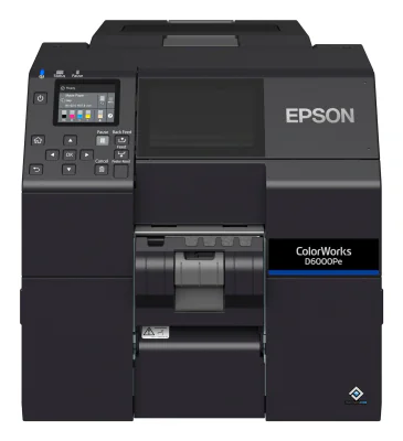 Epson ColorWorks D6000Pe, Thermal transfer, 1200 x 1200 DPI, 119 mm/sec, Colour, Wired, Black