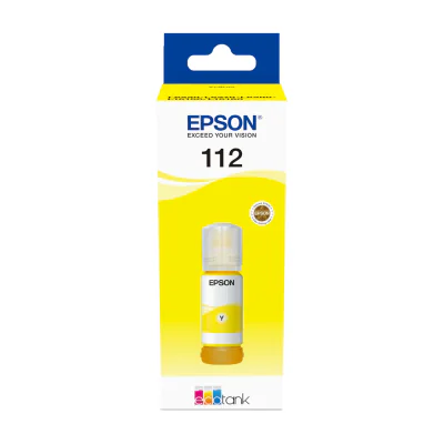 Epson EcoTank 112, Original, Pigment yellow, Epson, L5160, L5150, 6000 pages, 70 ml