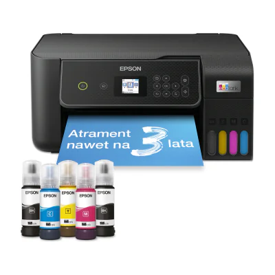 Epson EcoTank L3280, Inkjet, Colour printing, 5760 x 1440 DPI, A4, Direct printing, Black