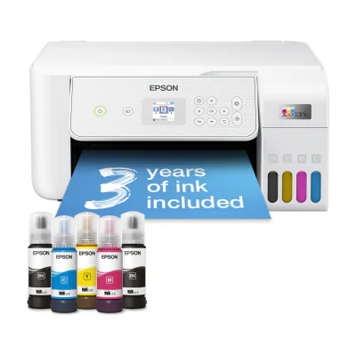 Epson EcoTank L3286, Inkjet, Colour printing, 5760 x 1440 DPI, A4, Direct printing, White