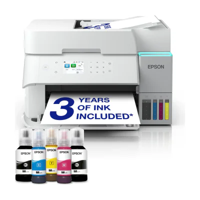 Epson EcoTank L6376, Colour printing, 4800 x 1200 DPI, Colour scanning, A4, White