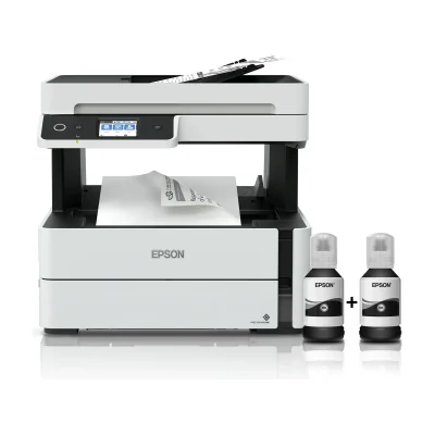 Epson EcoTank M3170, Inkjet, Mono printing, 1200 x 2400 DPI, A4, Direct printing, White