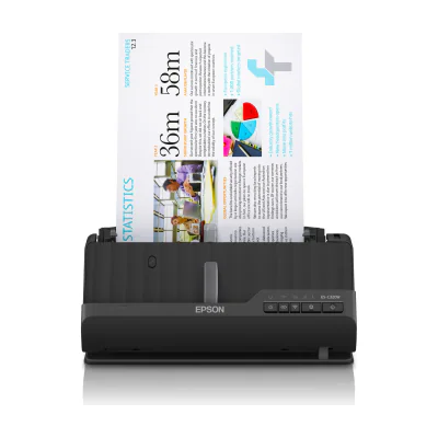 Epson ES-C320W, 215.9 x 3048 mm, 600 x 600 DPI, 30 bit, 24 bit, 8 bit, ADF + Sheet-fed scanner