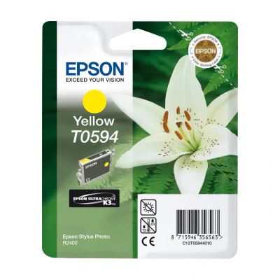 Epson Lily Singlepack Yellow T0594 UltraChrome K3, Yellow, Pigment-based ink, 13 ml, 1 pc(s), Single pack