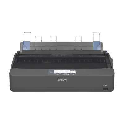 Epson LX-1350, 357 cps, 240 x 144 DPI, 312 cps, 10,12 cpi, 5 copies, Code 128 (A/B/C), Code 39, EAN13, EAN8, Interleaved 2/5, POSTNET, UPC-A, UPC-E