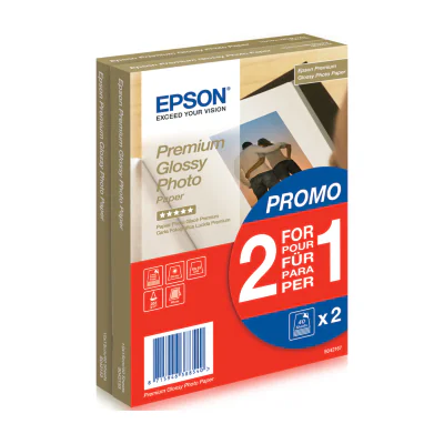 Epson Premium Glossy Photo Paper (100 x 150mm), 255gsm, 80 sheets, Premium-gloss, 255 g/m², White, 80 sheets, - SureColor SC-T7200D-PS - SureColor SC-T7200D - SureColor SC-T7200-PS - SureColor SC-T7200 -..., 100 mm