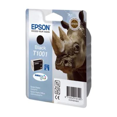 Epson Rhino Singlepack Black T1001 DURABrite Ultra Ink, Low Yield, Black, Pigment-based ink, 25.9 ml, 1 pc(s), 995 pages