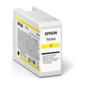Epson Singlepack Yellow T47A4 UltraChrome Pro 10 ink 50ml, Standard Yield, Yellow, 50 ml, 1 pc(s), Single pack