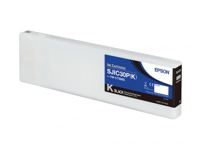Epson SJIC30P(K): Ink cartridge for ColorWorks C7500G (Black), Black, Pigment-based ink, 295.2 ml, 1 pc(s)