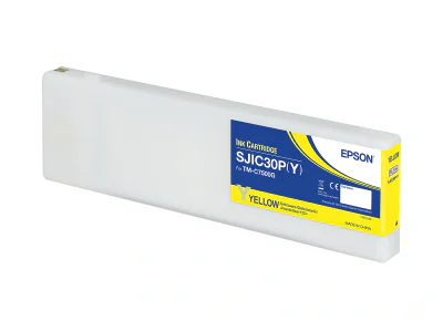 Epson SJIC30P(Y): Ink cartridge for ColorWorks C7500G (Yellow), Yellow, Pigment-based ink, 294.3 ml, 1 pc(s)