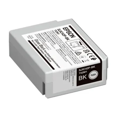 Epson SJIC42P-BK Ink cartridge for ColorWorks C4000e BK (Black), Standard Yield, Black, 50 ml, 1 pc(s), Single pack