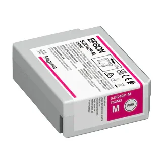 Epson SJIC42P-M Ink cartridge for ColorWorks C4000e ( Magenta), Standard Yield, Magenta, 50 ml, 1 pc(s), Single pack