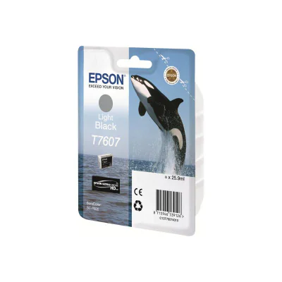 Epson T7607 Light Black, Black, Pigment-based ink, 25.9 ml, 1 pc(s), Single pack