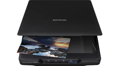 EPSON V39II Perfection A4 scanner, Tip scanner: Flatbed, Rezolutie: 4.800 DPI x 4.800 DPI, dimensiuni scanare: 216 x 297mm, Formate hartie: A4 (21.0x29.7 cm), Color Depth: Input: 48 Bits Color , Output: 24 Bits Color, Senzor: CIS, Sursa lumina: LED, 