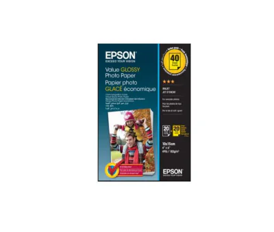 EPSON Value Glossy hârtie foto - 10x15cm - 2x 20 de coli