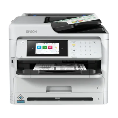 Epson WorkForce Pro WF-M5899DWF, Inkjet, Mono printing, 1200 x 2400 DPI, A4, Direct printing, Black, White