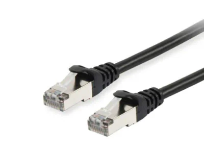 EQUIP 605592 Cat.6 S/FTP Patch Cable, 3.0m , Black, 8.34x11.68x3000mm