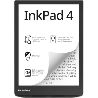 eREADER PocketBook Inkpad 4 argintiu "PB743G-U-WW"