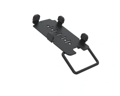 Ergonomic Solutions SpacePole Payment Datecs BluePad-55 MultiGripTM (with handle), POS mount, Black, Metal, Datecs, BluePad-55, 81.6 mm