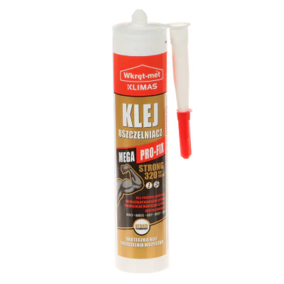 Etanșant adeziv KLIMAS KU-STRONG-310-BI, cartuș 310 ml, alb
