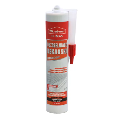 Etanșant cauciucat pentru acoperișuri KLIMAS UDK-310-BR, cartuș 310 ml, maro