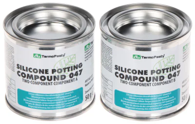 Etanșant siliconic bicomponent AG TERMOPASTY COMPOUND-047/100, 2 x 50 g