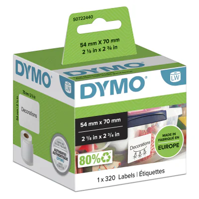Etichete termice DYMO LW - Multi-Purpose - 54 x 70 mm - S0722440