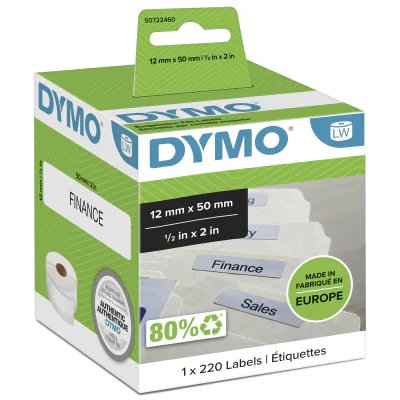 Etichete termice DYMO S0722460, Paper, White