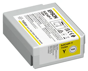 Etichete termice EPSON SJIC42P-Y cartuș cerneală pentru ColorWorks C4000e ( Yellow)