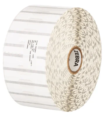 Zebra 8000D Jewelry Label, White, Self-adhesive printer label, Die-cut label, Roll, Polypropylene (PP), Thermal transfer